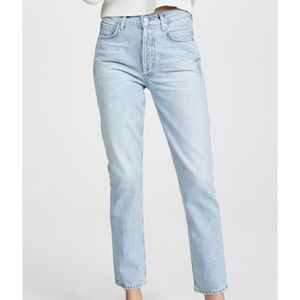 Citizens of humanity charlotte straight jeans La Luna light blue